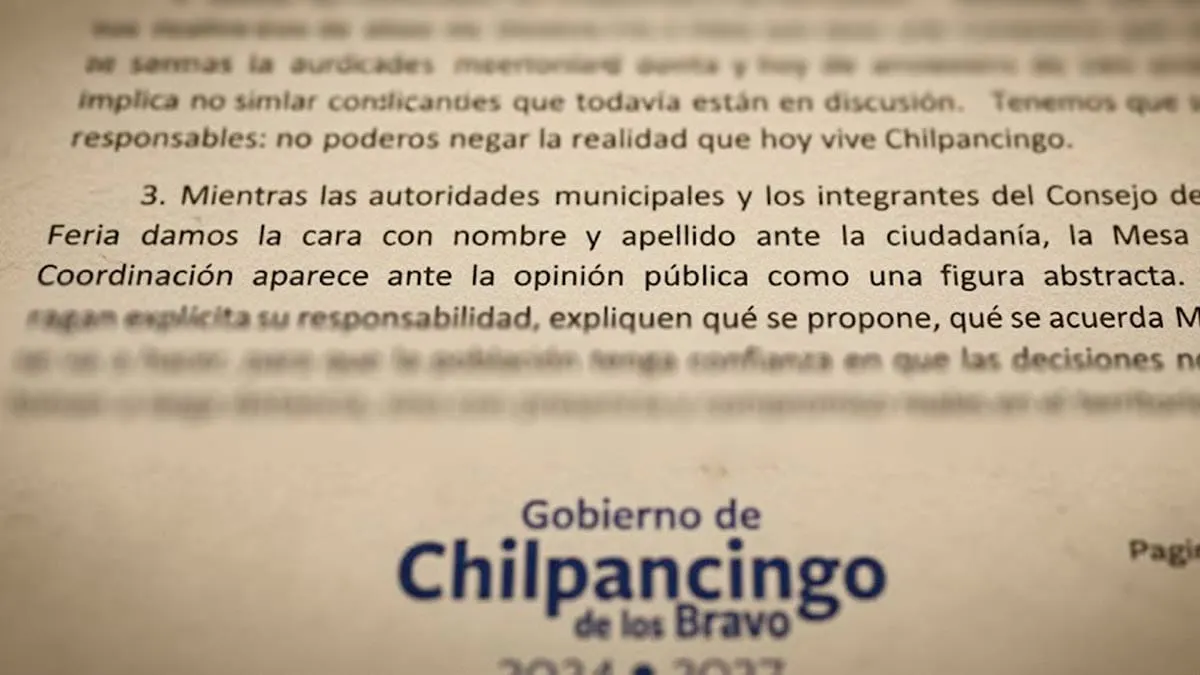 Ayuntamiento de Chilpancingo pide al gobierno estatal un plan concreto para la Feria