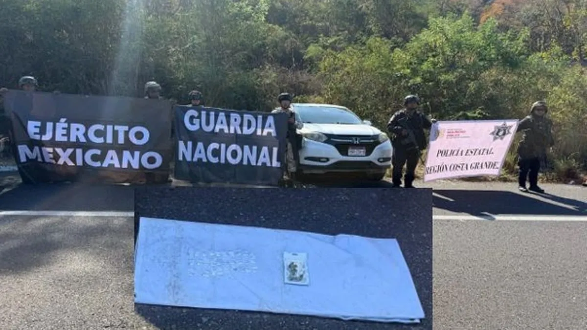 Aseguran droga sobre la carretera Siglo XXI, en La Unión, Guerrero
