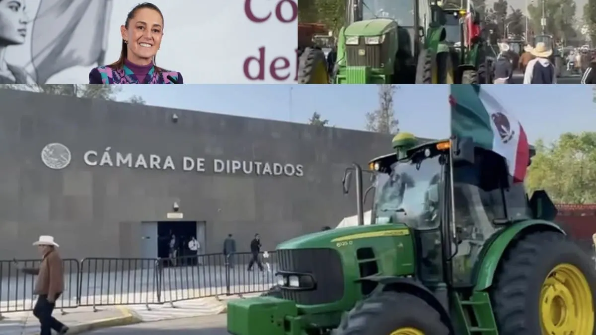 "Ponemos orden en el agua”, dice Sheinbaum mientras productores bloquean San Lázaro y carreteras