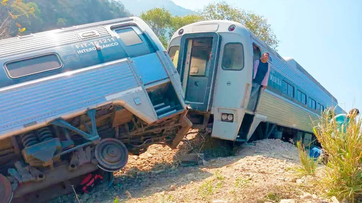 Dejó 13 muertos el descarrilamiento en el Tren Interoceánico: Marina