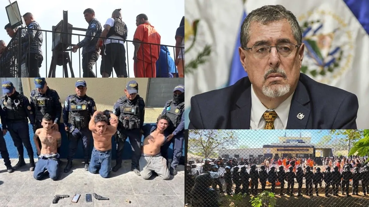 Guatemala decreta estado de sitio tras motines carcelarios y asesinato de ocho policías
