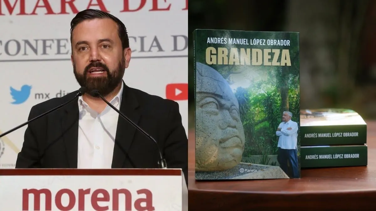 Arturo Ávila gasta en elogios a AMLO y reparte su libro entre diputados de Morena