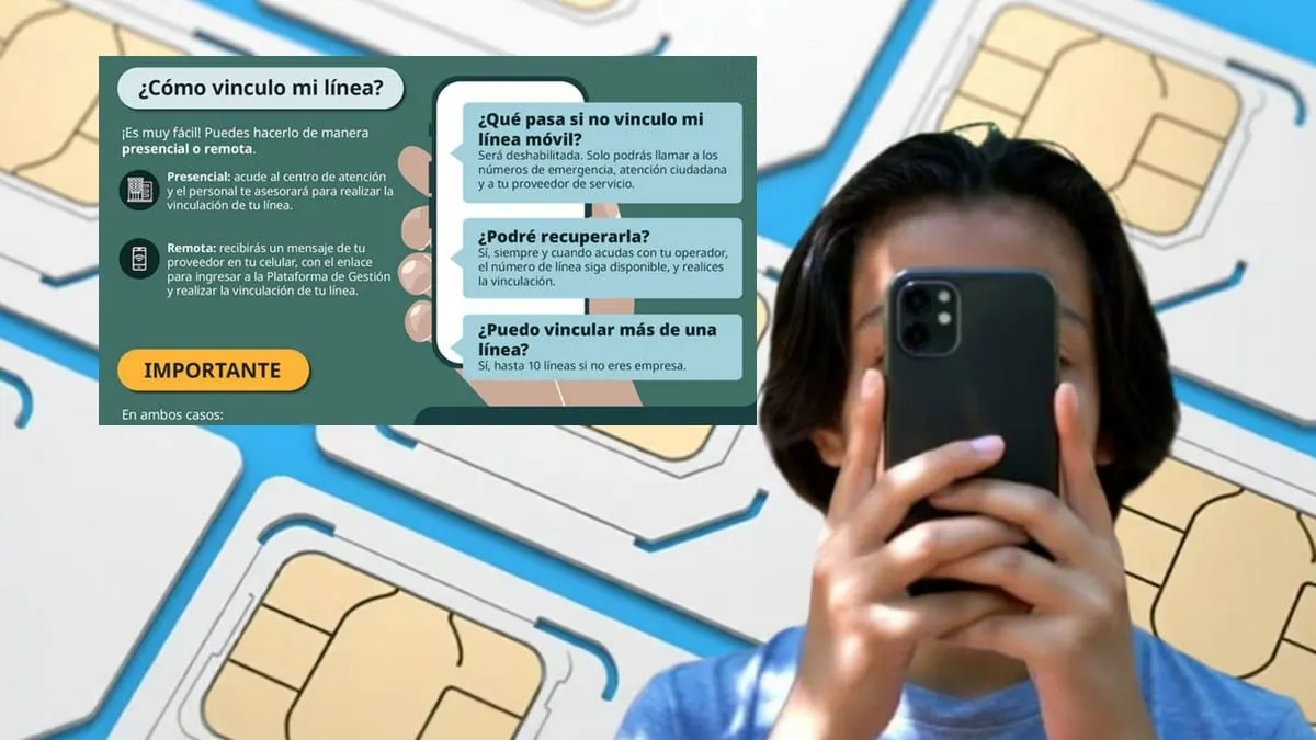 ¿Cómo hacer el Registro obligatorio de líneas móviles?; usuarios deberán vincularlas a su identidad