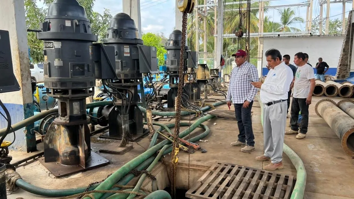 Vuelve el bombeo de agua en Acapulco tras reparación del sistema Papagayo II