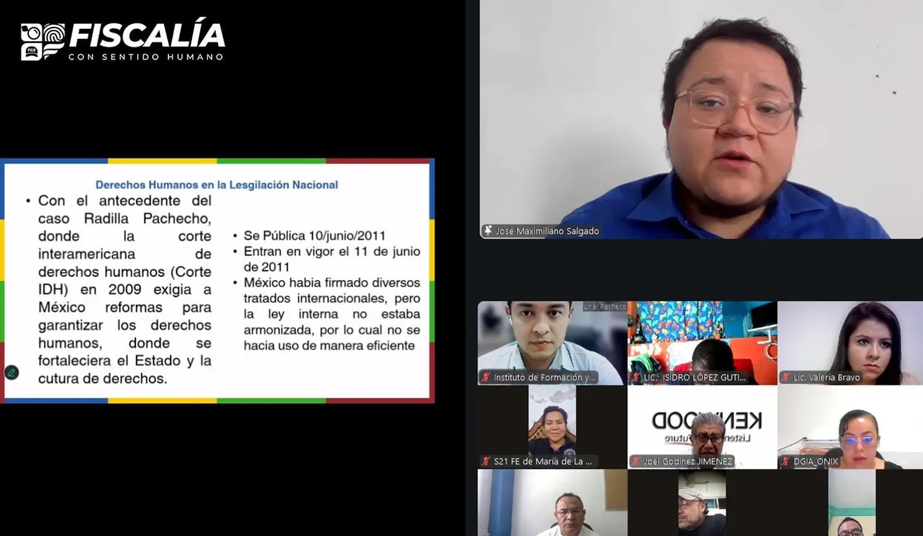 Fiscalía de Guerrero capacita en derechos humanos y seguridad