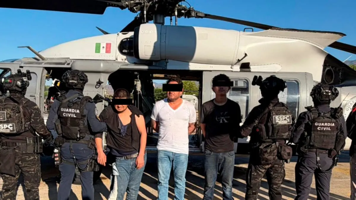  "El Botox" y sus sicarios capturados en operativo especial.