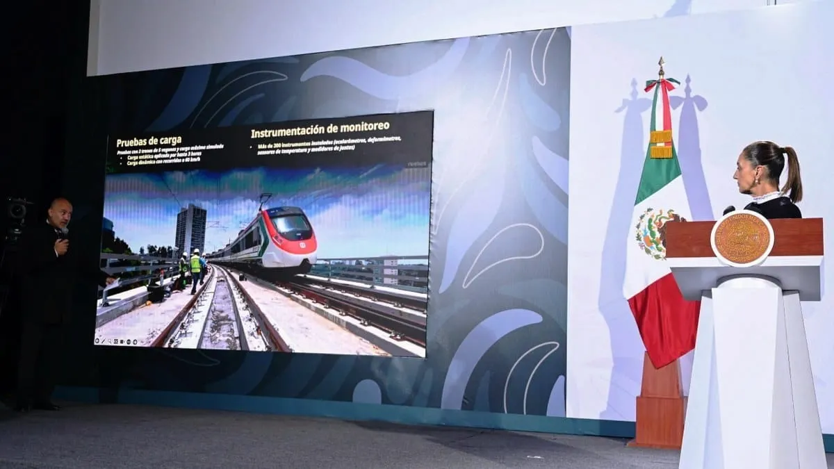 Sheinbaum, Brugada y Delfina inauguran tramo Santa Fe-Observatorio del Tren El Insurgente