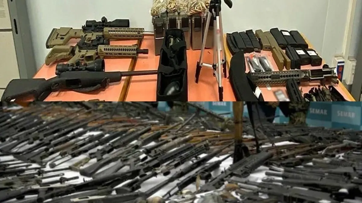 Sedena reconoce que casi 8 de cada 10 armas aseguradas a cárteles mexicanos son de EU