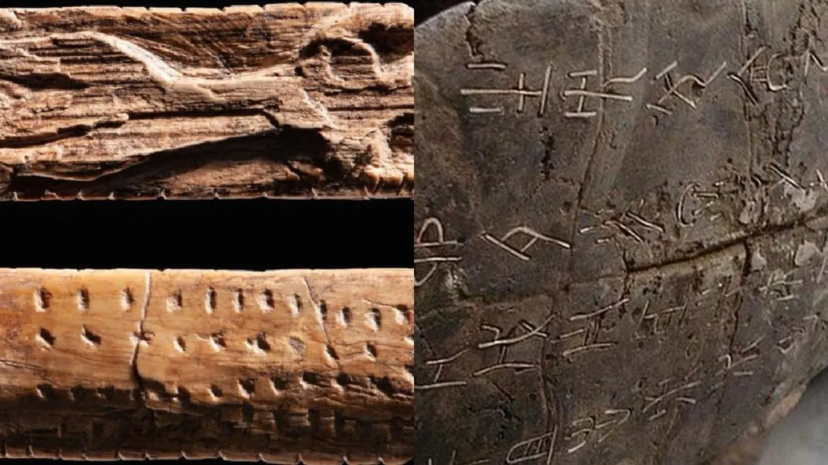 La más antigua "escritura" de los humanos en el mundo.