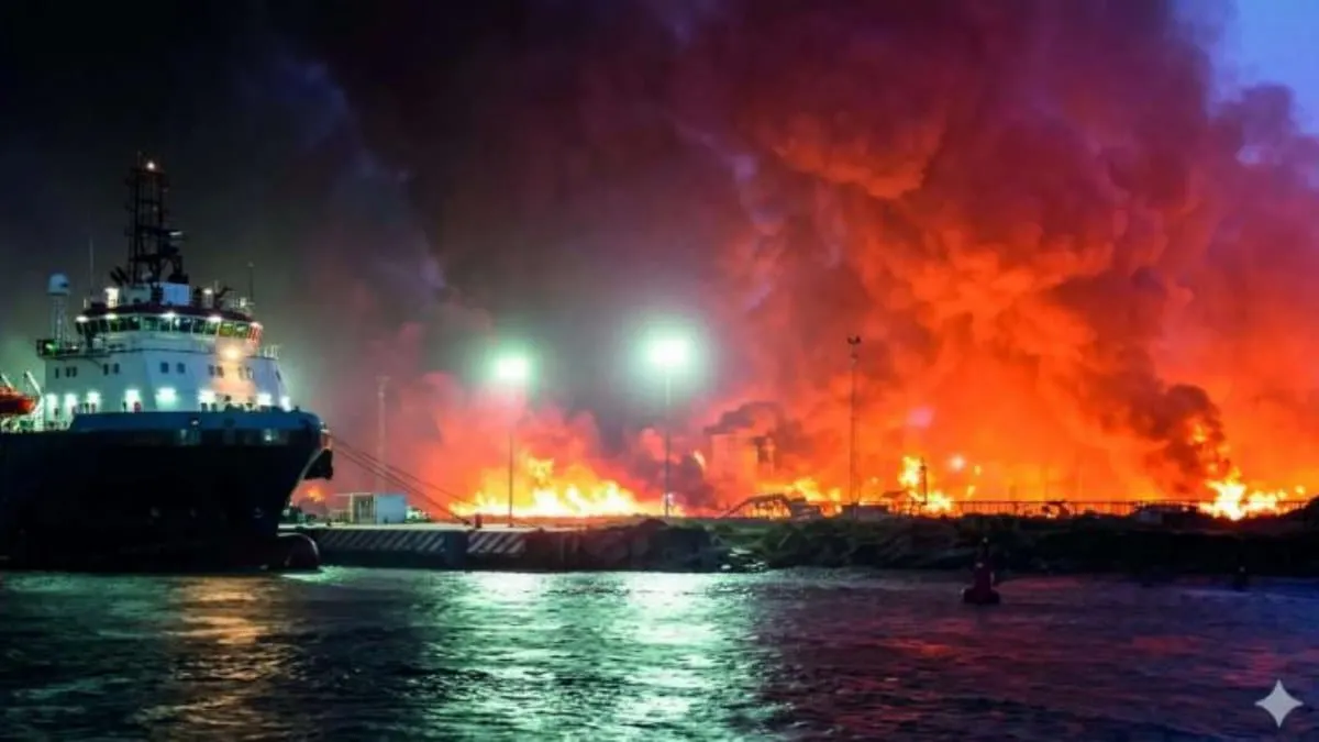 El fuego no afectó la infraestructura, afirma Pemex.