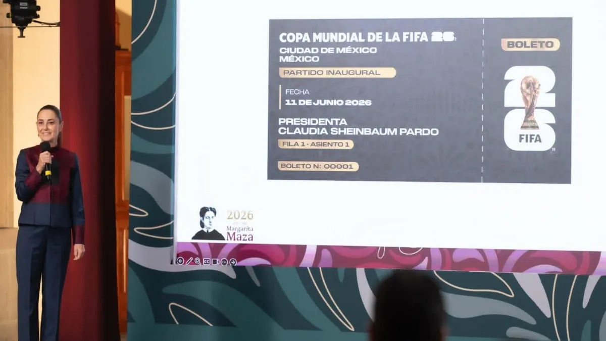 Sheinbaum busca a una mujer para regalarle su lugar en la inauguración del Mundial