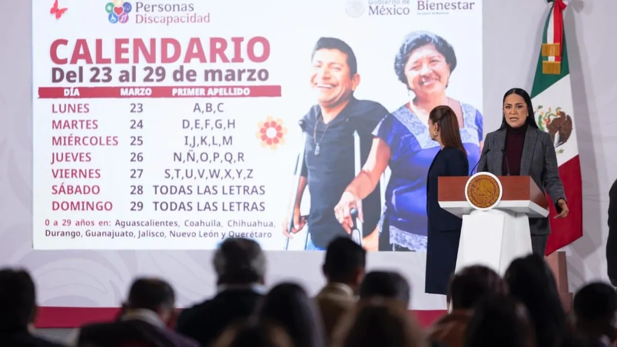 Ariadna Montiel fija calendario y monto para nuevos beneficiarios con discapacidad