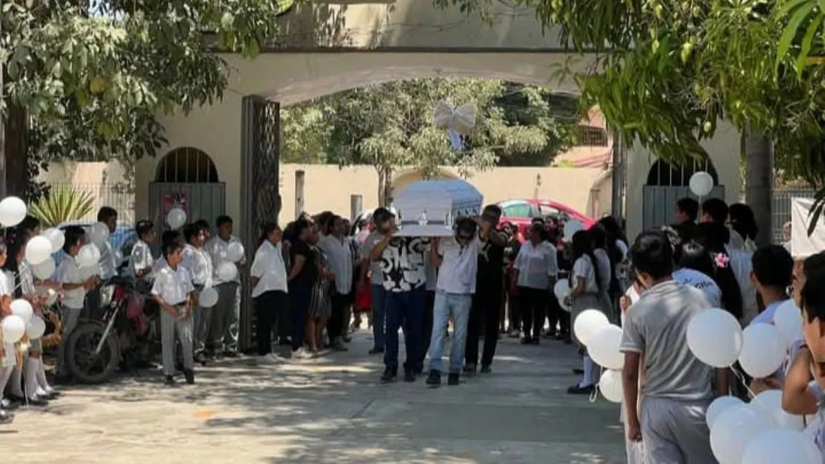 Último adiós a alumna fallecida tras accidente en cuatrimoto en San Jerónimo