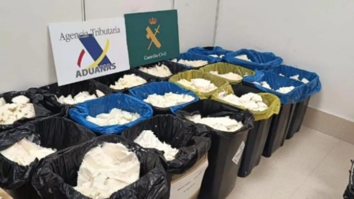 Detienen a cinco por cargamento de metanfetamina proveniente de México, en España