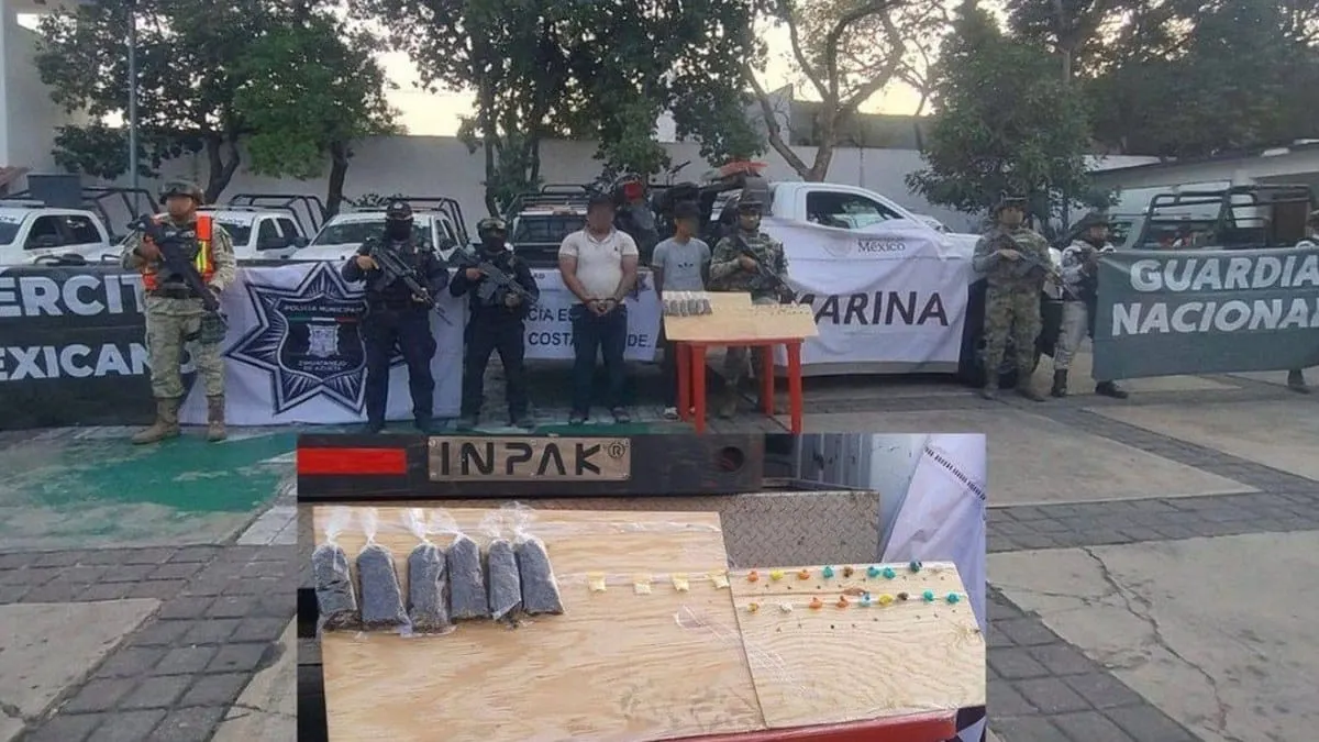 Detienen a cinco y aseguran drogas en Acapulco y Zihuatanejo