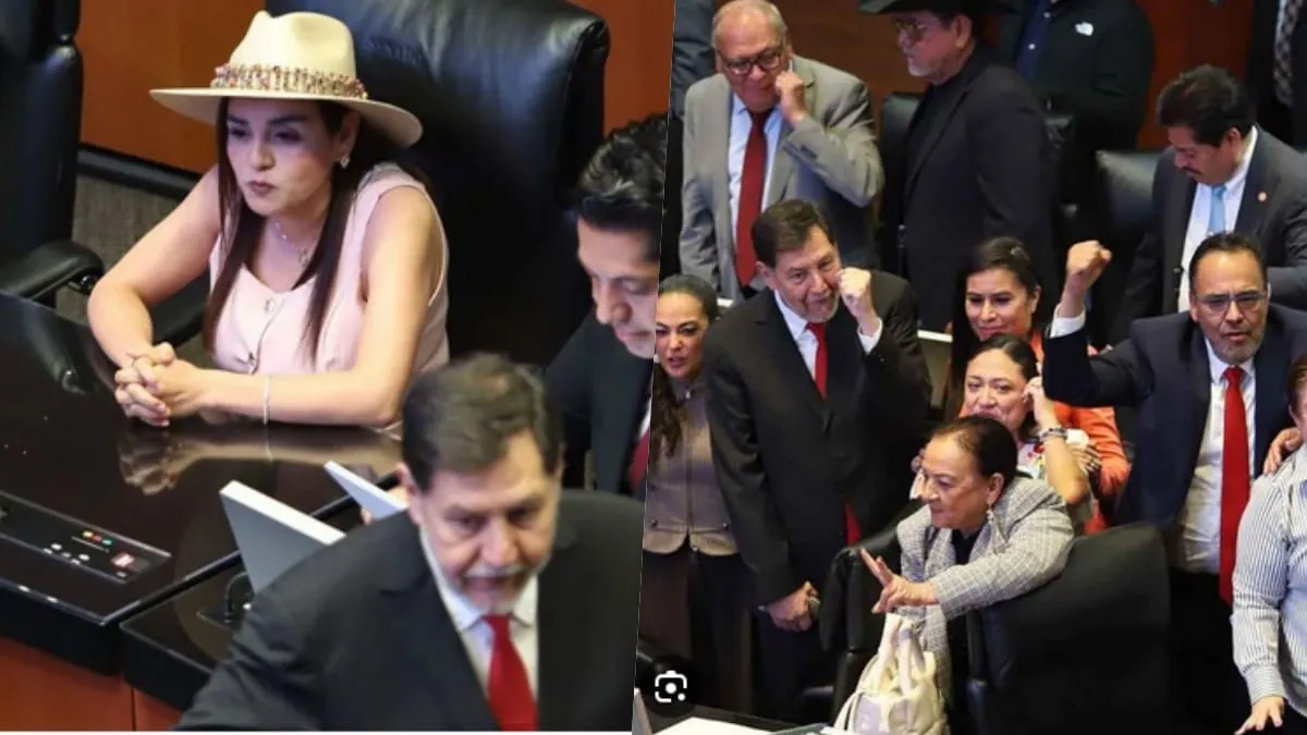 La violencia política de género en pleno Senado de la República.