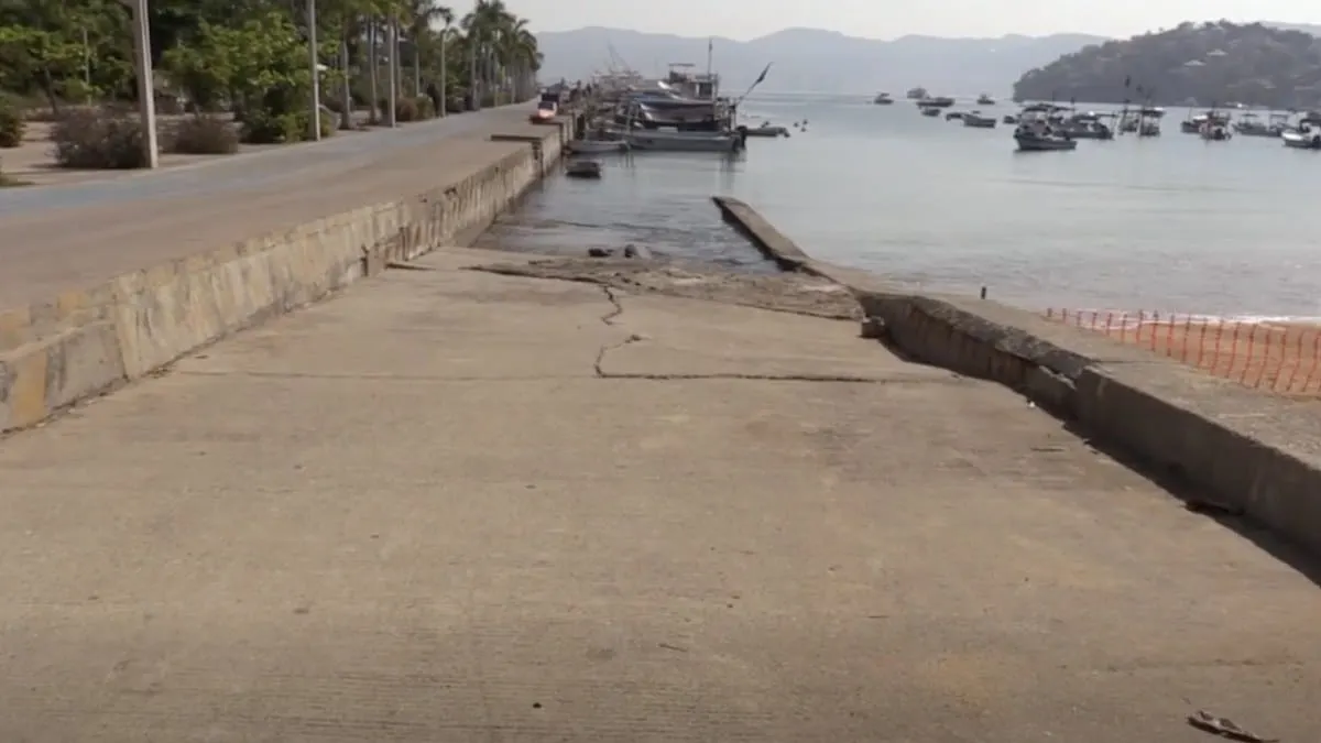 Acusan engaño de Marina por rampa en playa Manzanillo de Acapulco
