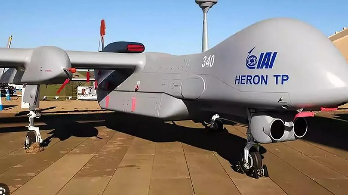 Heron TP: La estrella del arsenal de drones de la Fuerza Aérea de Israel.