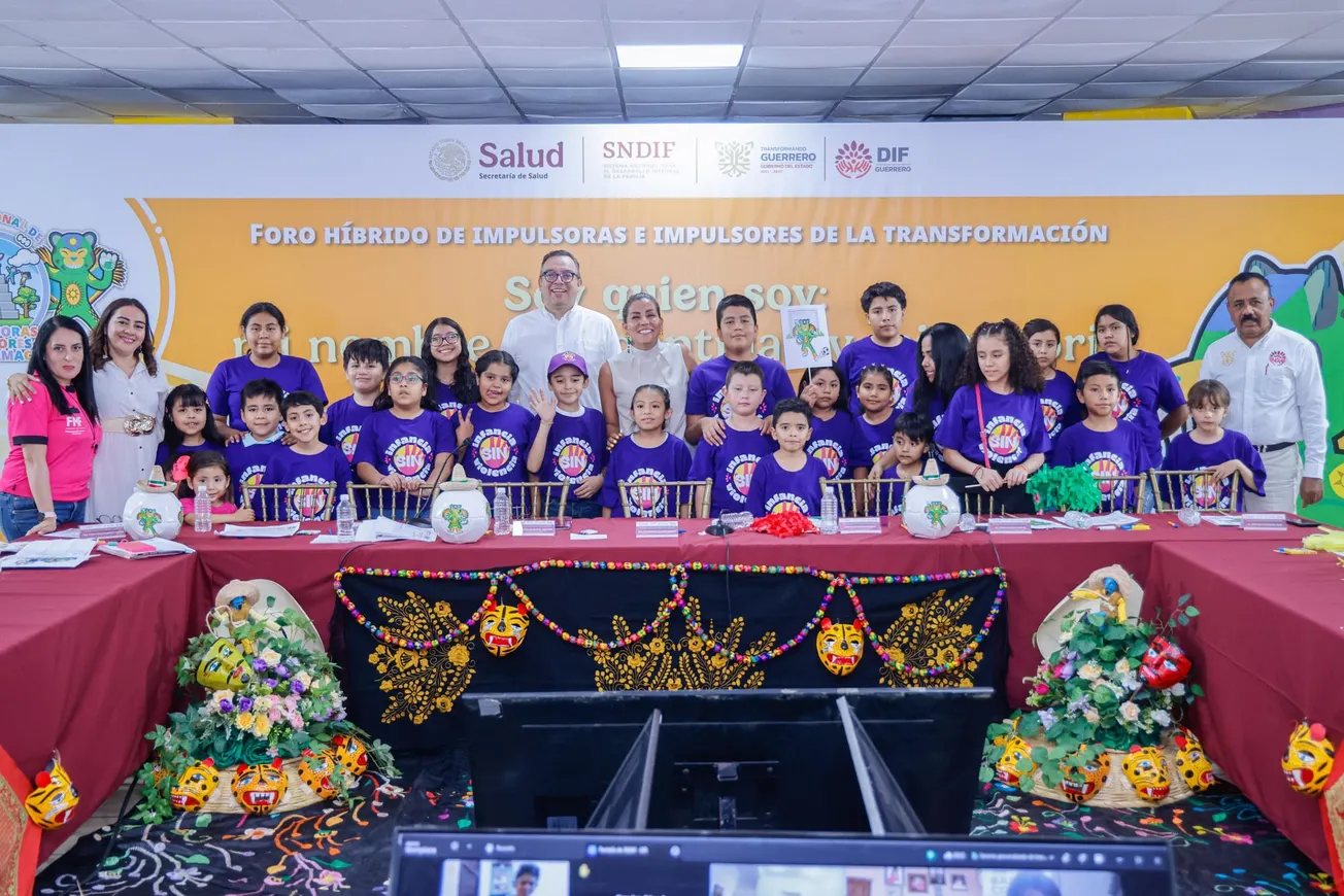 Foro en Guerrero reúne a 300 niños para hablar de identidad y derechos