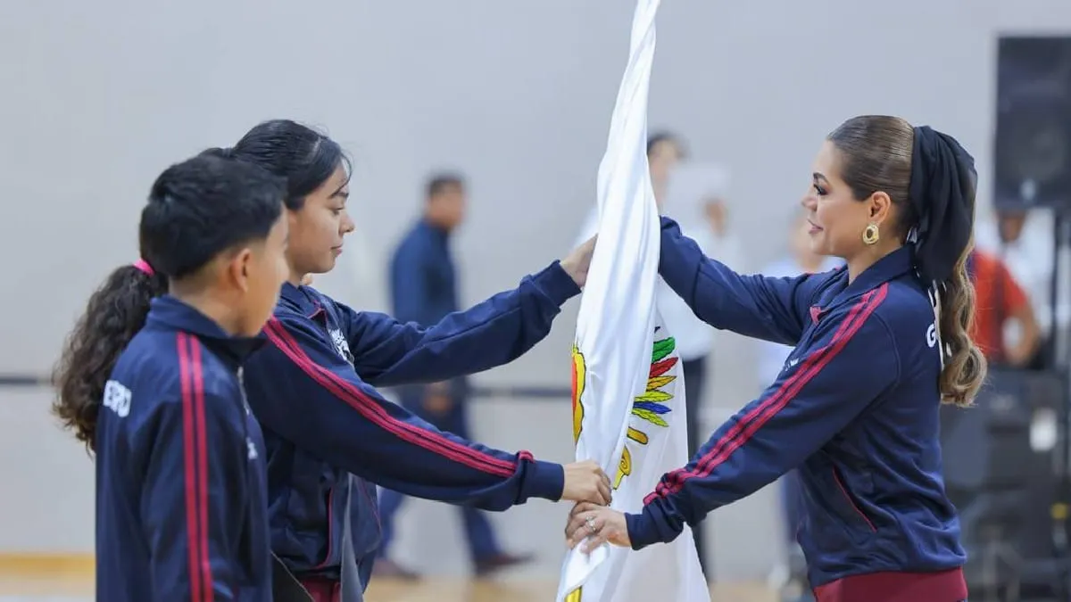 Evelyn Salgado abandera a 300 atletas de Guerrero rumbo a la Olimpiada CONADE 2026