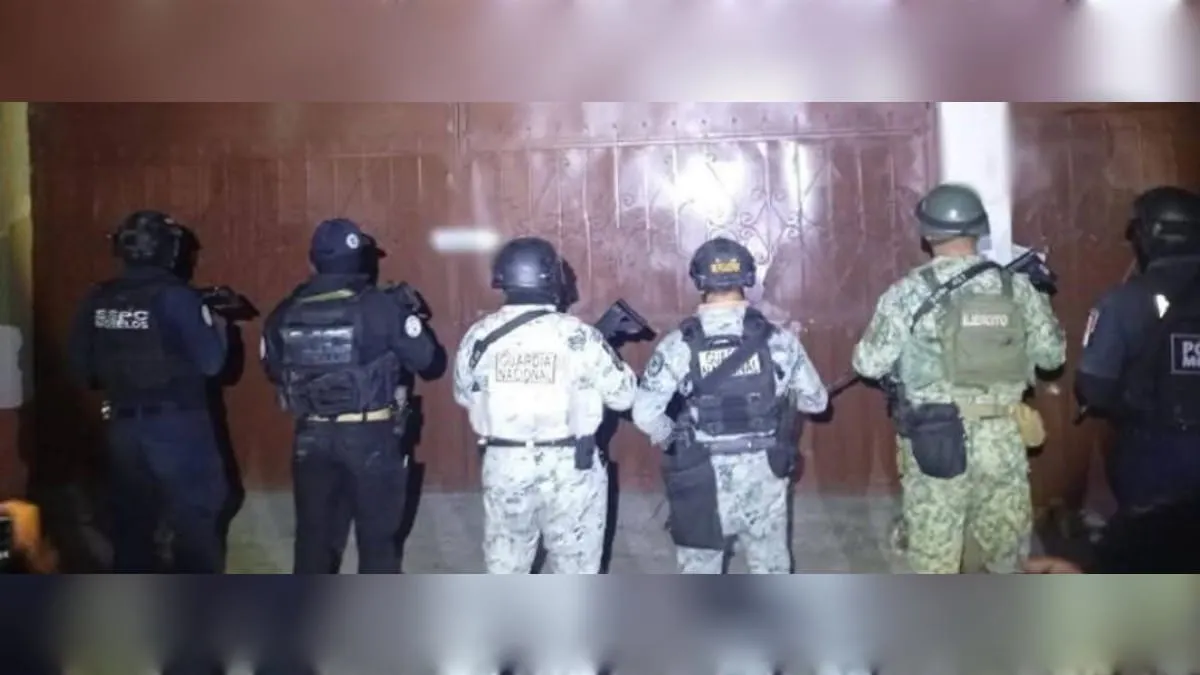 Desmantelan narco y arsenal en cateos simultáneos en Cuautla y Yautepec