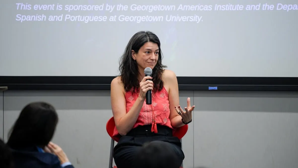 La narradora ganó el Premio Aena de Narrativa Hispanoamericana.