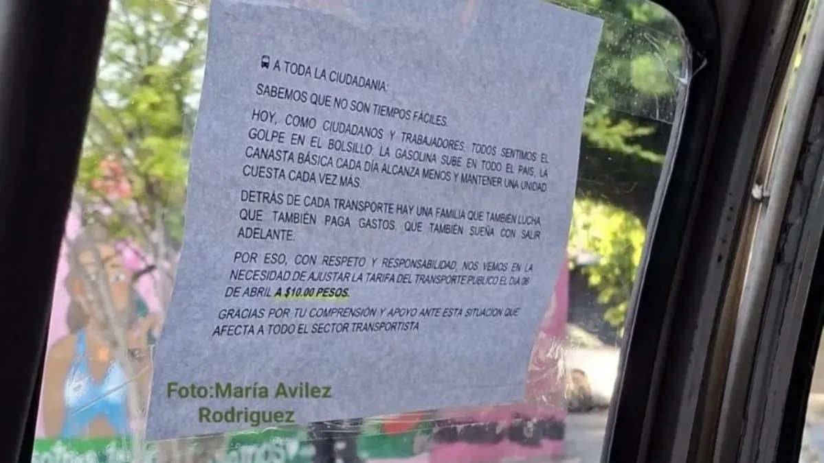 Unidades circulan con aviso de aumento de tarifa, pese a falta de sellos oficiales en Chilpancingo