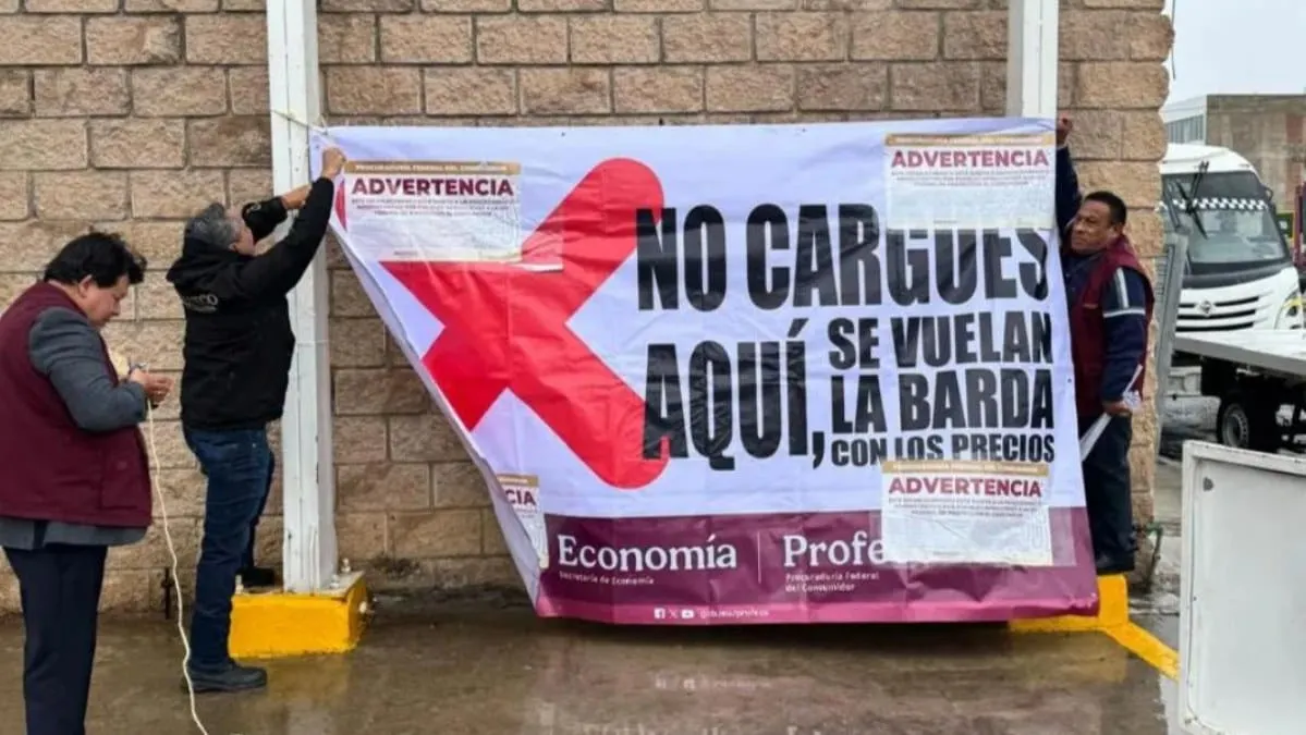 Profeco coloca mantas en gasolineras con precios altos en operativo nacional
