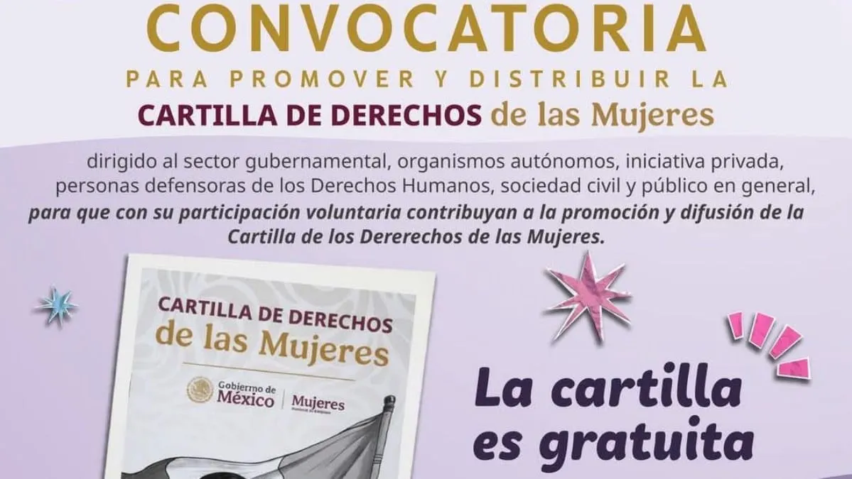 La SemujerGro convoca a la ciudadanía a difundir la Cartilla de Derechos de las Mujeres