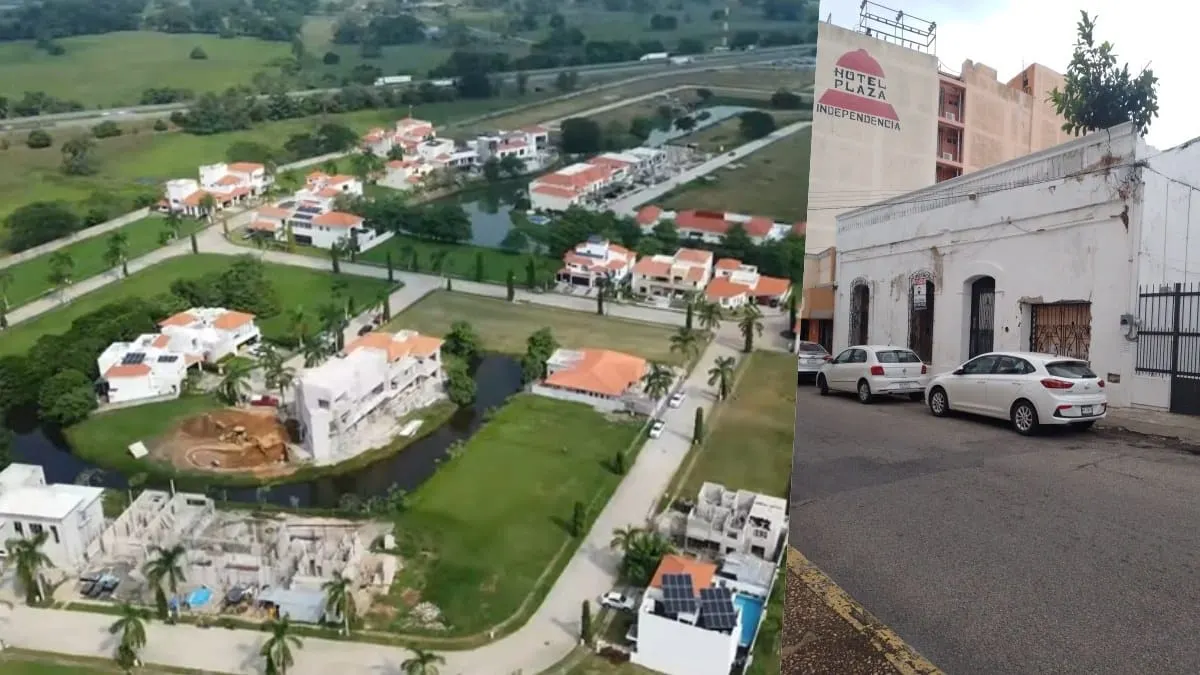 El contraste entre la opulencia y el abandono en Tabasco.