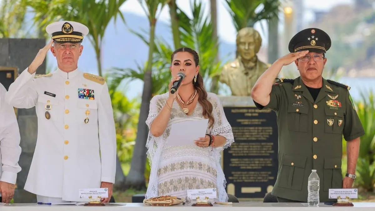 Evelyn Salgado encabeza acto por gesta de Veracruz en Acapulco