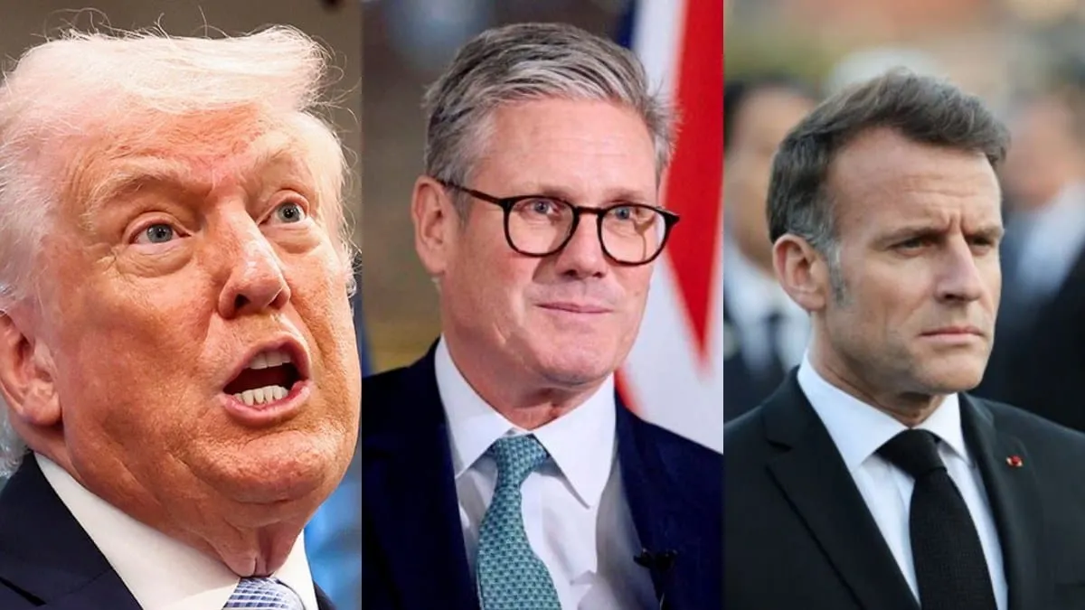 Trump, Starmer y Macron, la guerra es solo de EU.