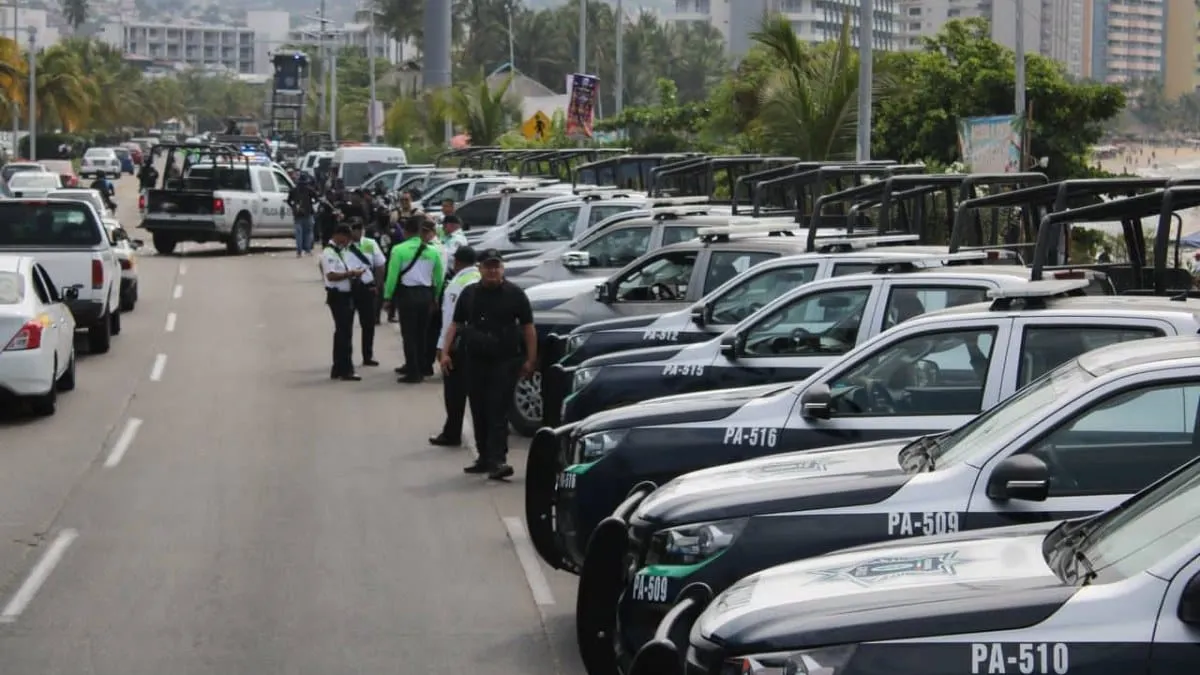 Acapulco: operativo interinstitucional de seguridad, prevención y proximidad social.