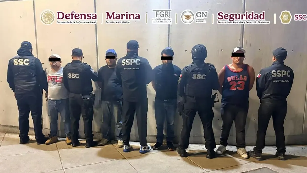 El decomiso de 1,278 kilogramos de marihuana en la alcaldía Álvaro Obregón.