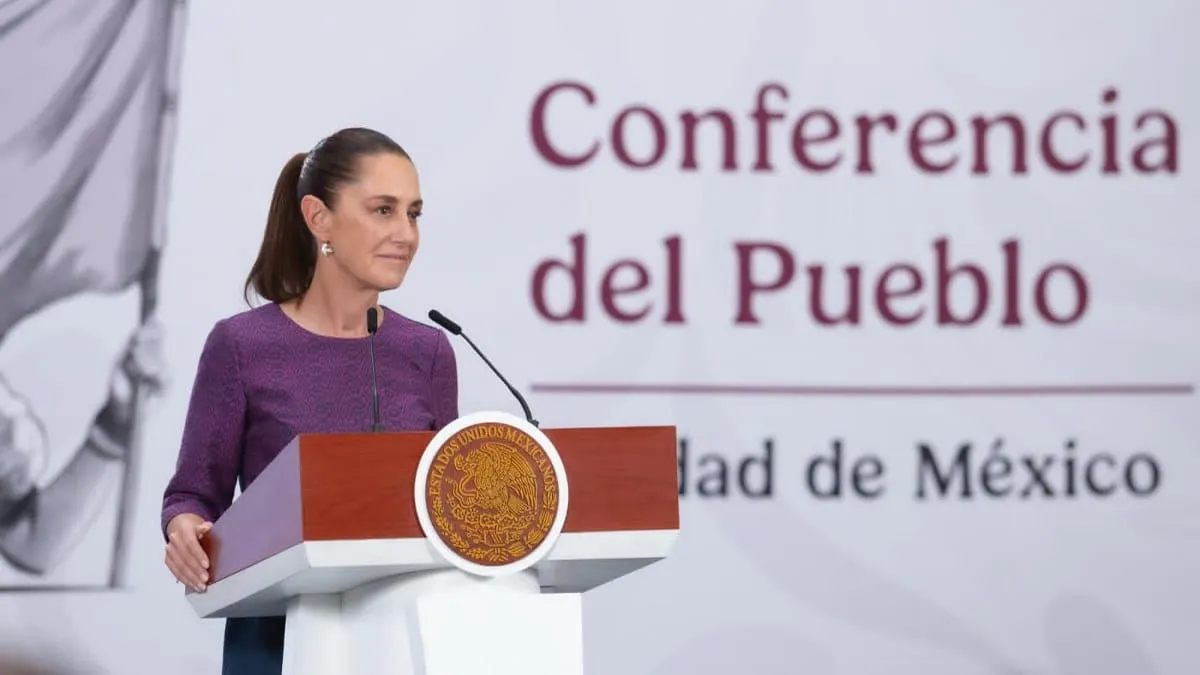 “Hasta ahora no vemos mayor riesgo”, declaró Sheinbaum.