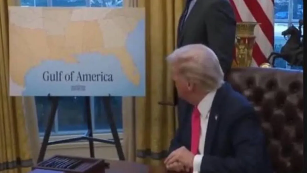 Trump convierte disputa del Golfo en broma y lanza ironías contra Sheinbaum