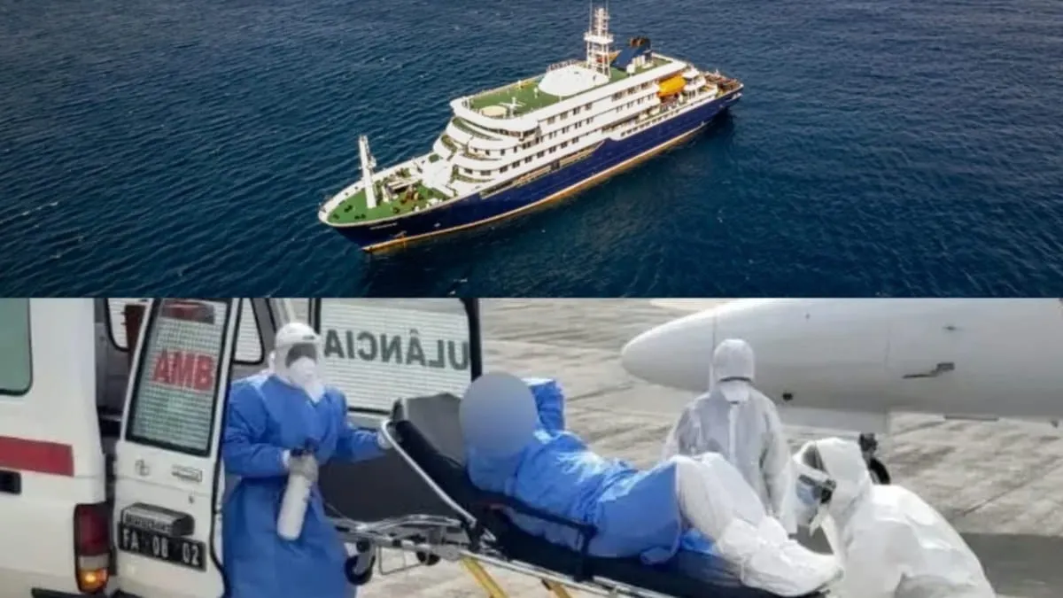 Crucero que partió de Argentina enfrenta brote con riesgo de transmisión humana