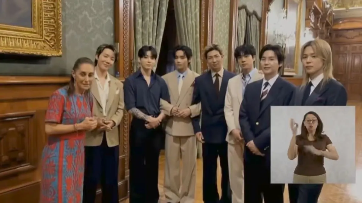 Sheinbaum revela el “sí regresamos” de BTS para México en 2027