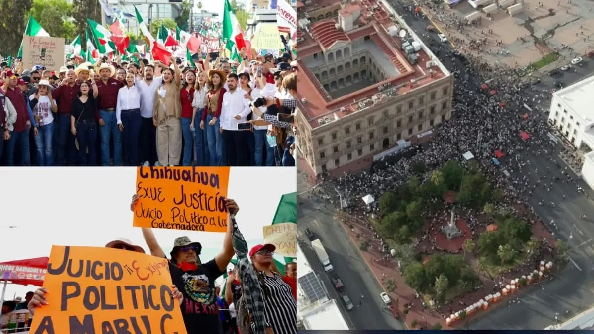 De 200 mil simpatizantes anunciados a sólo unos cientos en la marcha de Morena en Chihuahua