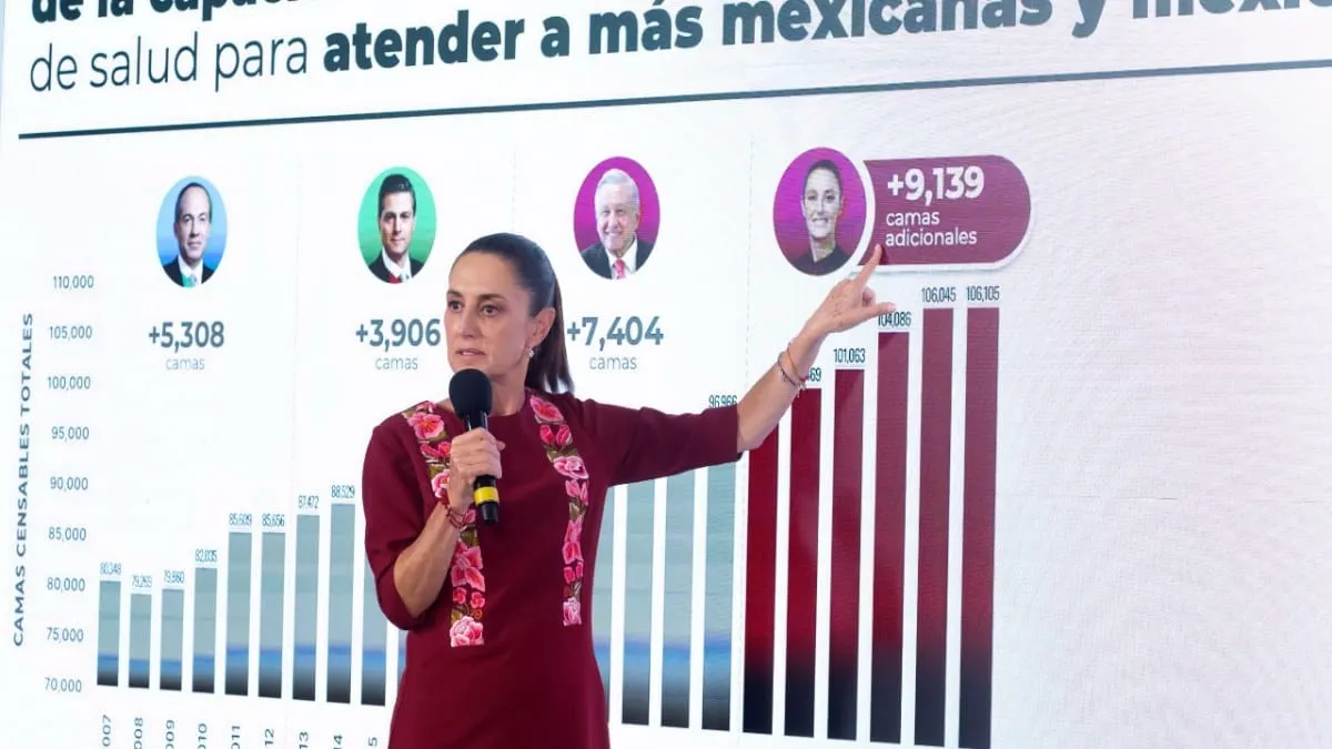 Sheinbaum destaca avance hospitalario frente a sexenios anteriores en todo el país