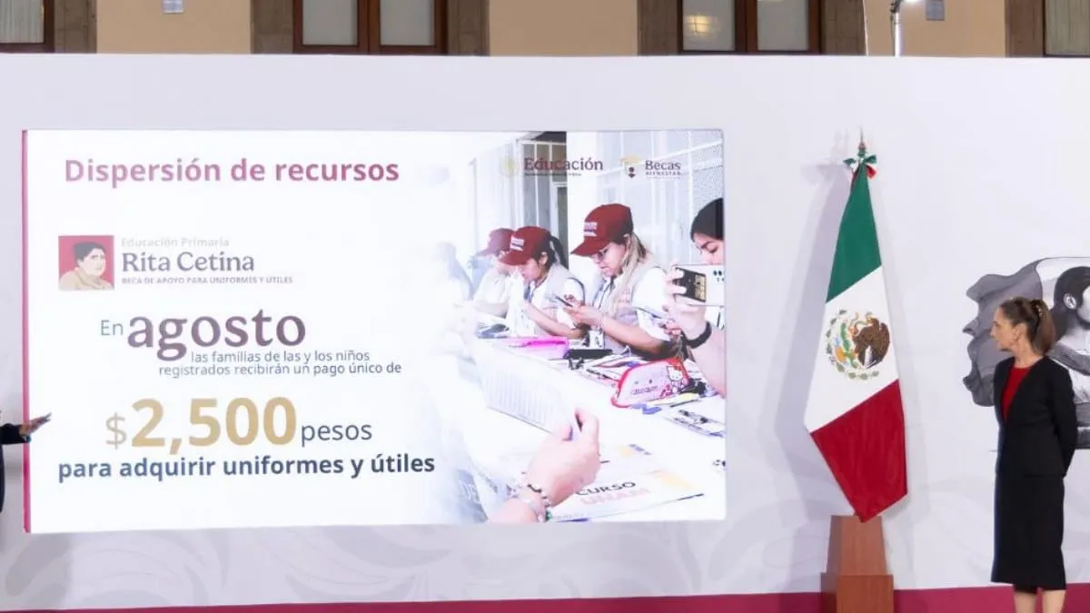 Tarjetas Rita Cetina: arranca reparto nacional de apoyos de 2 mil 500 pesos para alumnos de primaria