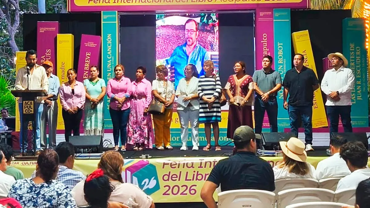 “Los libros transforman”: Abelina Lóez inaugura la FILA 2026 en el Zócalo de Acapulco