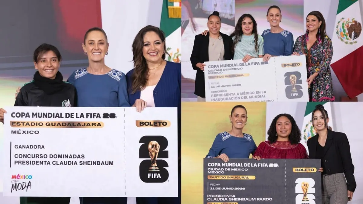 De las dominadas al estadio: Gobierno Federal da a conocer a las ganadoras rumbo al Mundial