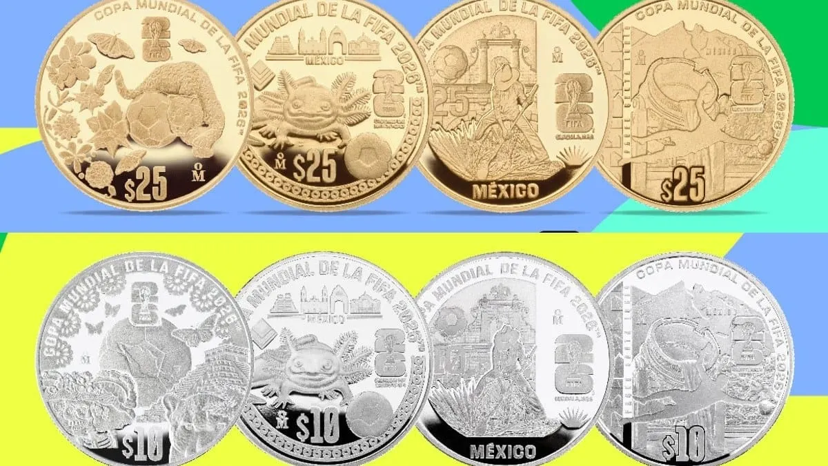 Banxico ha emitido cuatro modelos de monedas bimetálicas de 20 pesos.