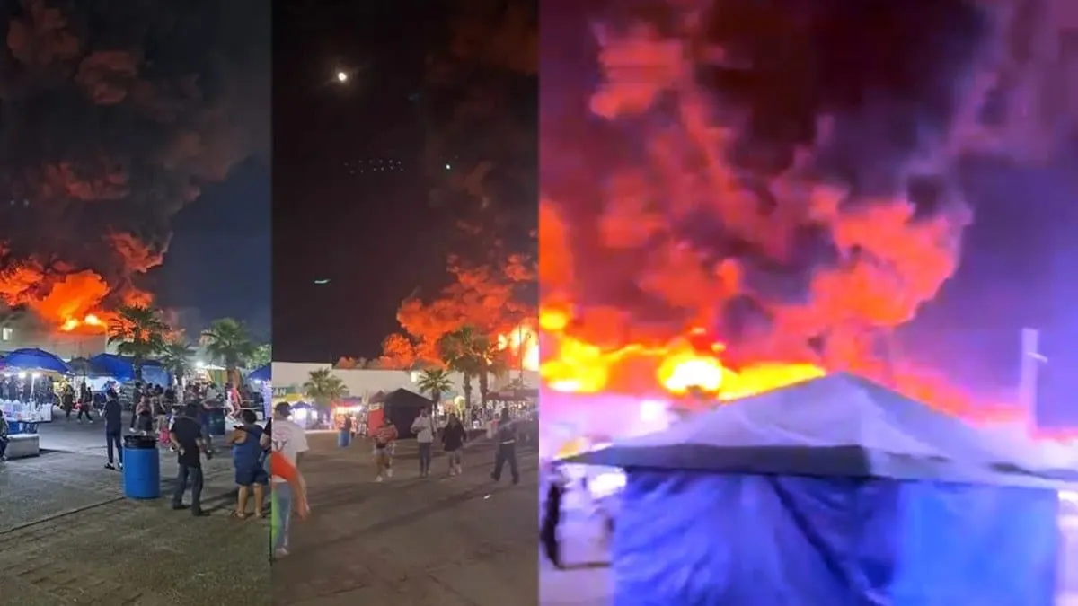 Mueren cinco personas en incendio durante la Feria Tabasco 2026.