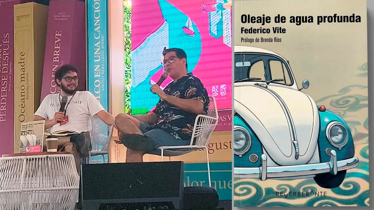 Federico Vite lleva a la FILA de Acapulco una novela sobre desaparecidos y violencia
