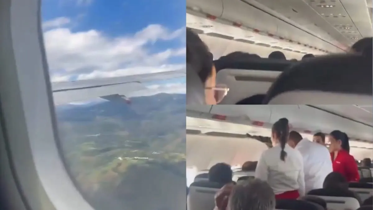 Avión falla en intentos de aterrizajes y desata crisis nerviosas entre pasajeros en Colombia