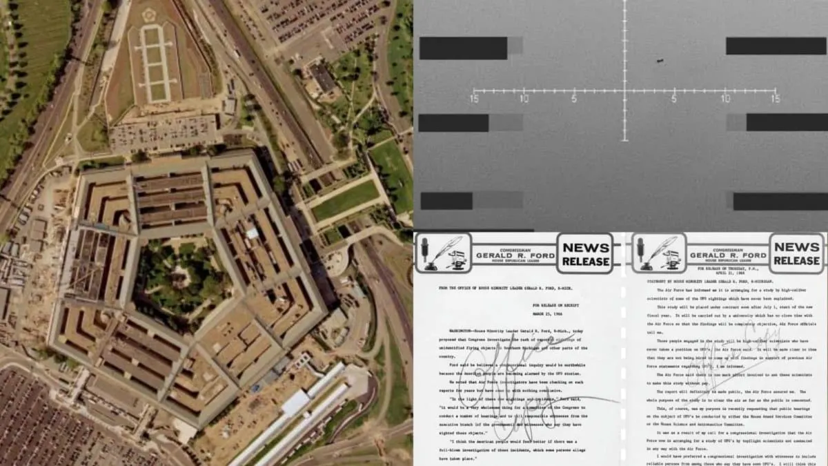 El misterio vuelve al Pentágono tras nueva desclasificación de archivos ovni