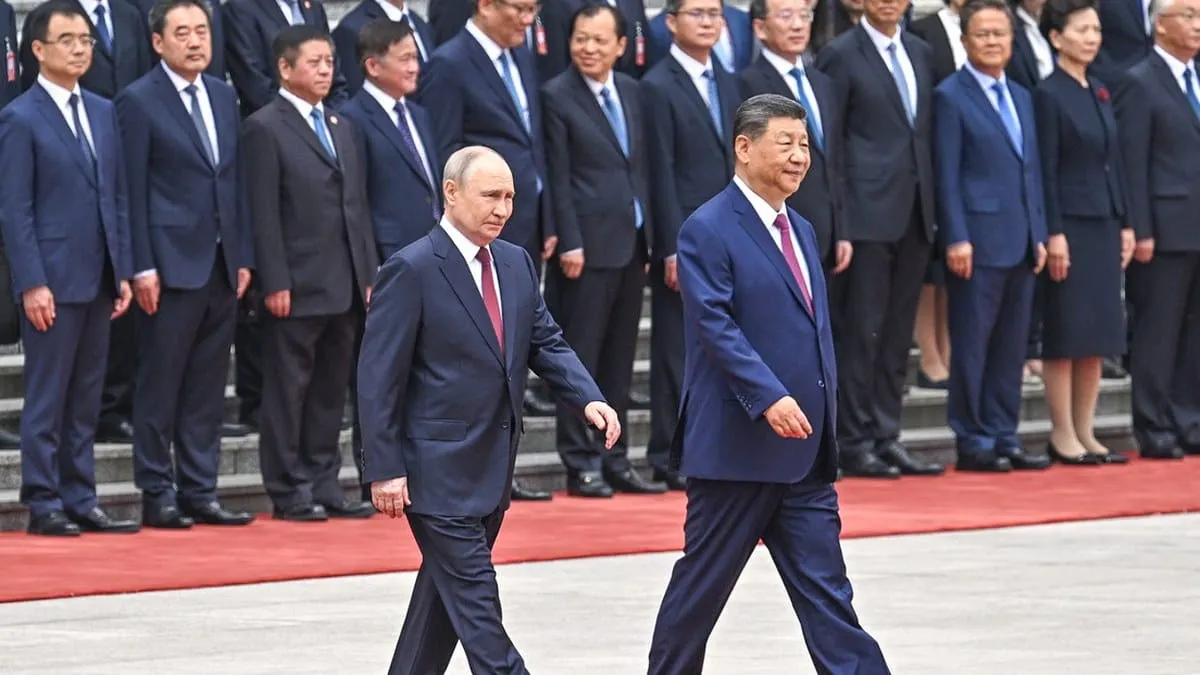 Egemonías sin acuerdo: Putin y  Xi Jinping. Foto: Kristina Solovyova / Sputnik