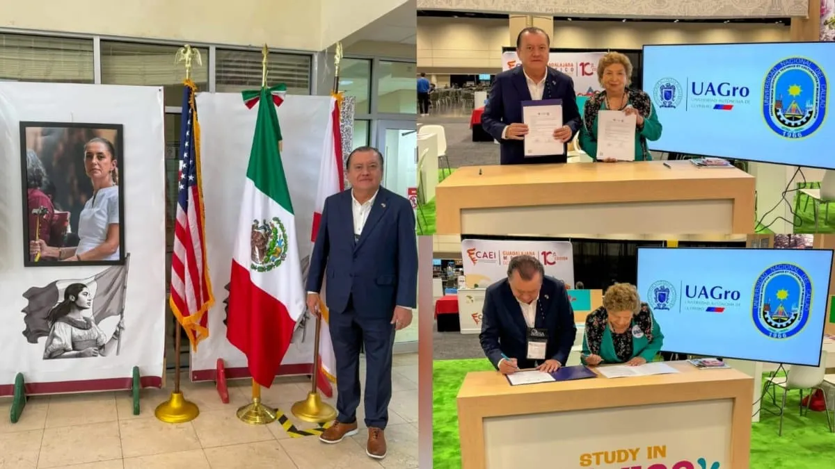 Rector Javier Saldaña impulsa visión global de la UAGro en foro internacional NAFSA 2026